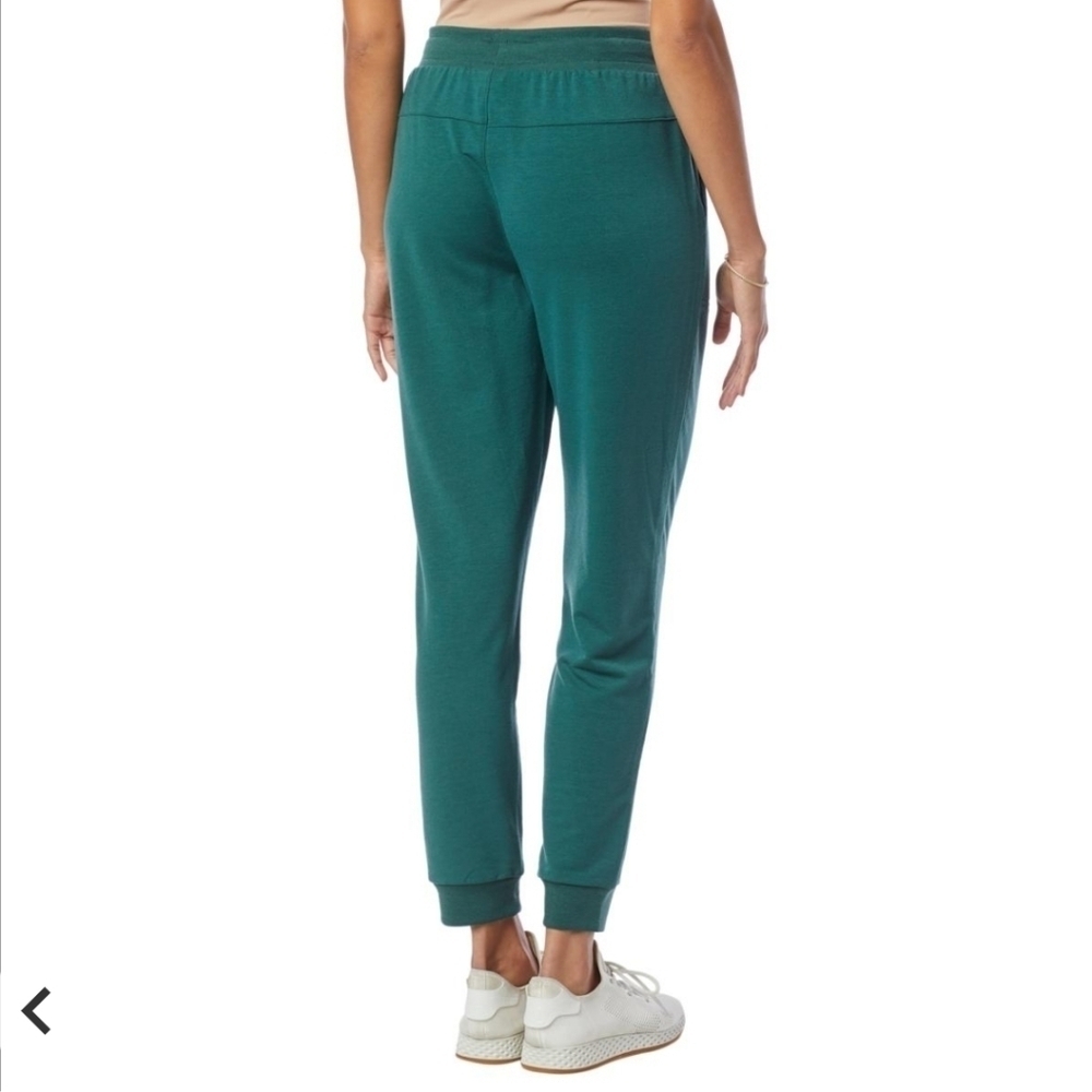💚HP💚NWT Badgley Mischka Embroidered Logo Design French Terry Pull On Joggers - Picture 5 of 6